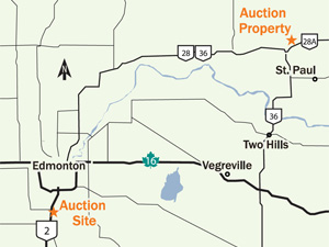 Lower Mann Lake Property Map