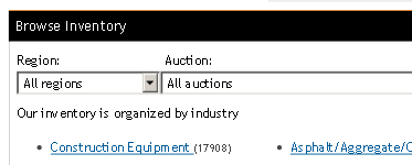 Using Browse Inventory