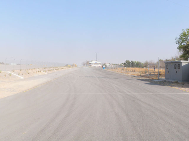 Entrada de camiones