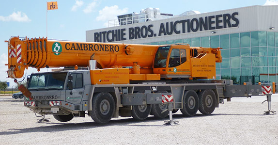 Faun ATF220G5 220-ton 10X8X8 all terrain crane