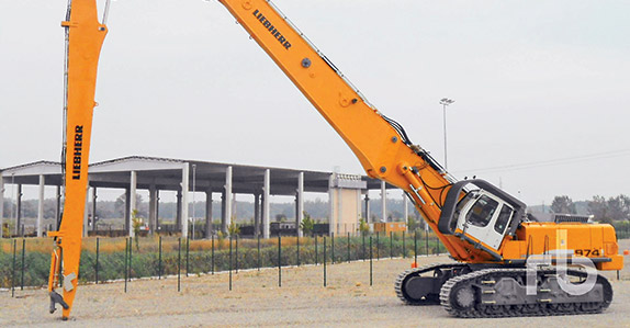 Liebherr R974C VH-HD hydraulic demolition excavator