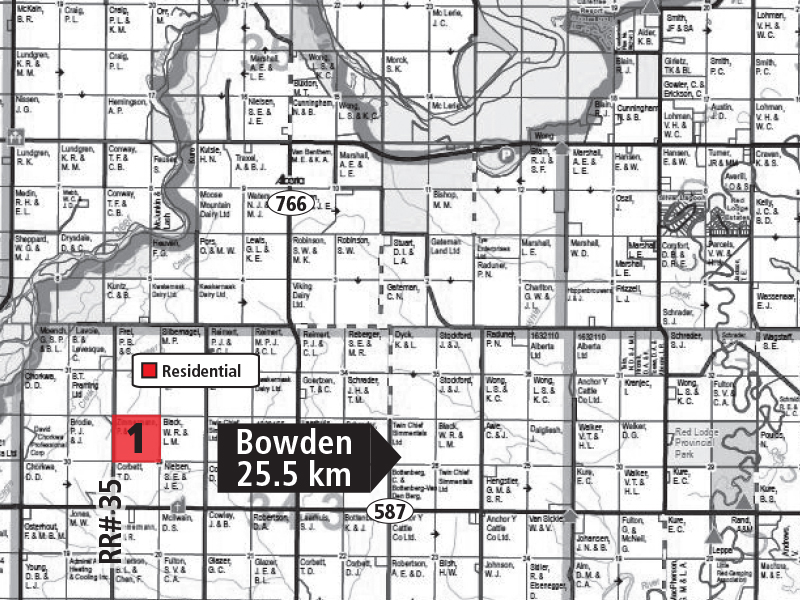 Home quarter for sale near Bowden, Alberta Ritchie Bros. Auctioneers
